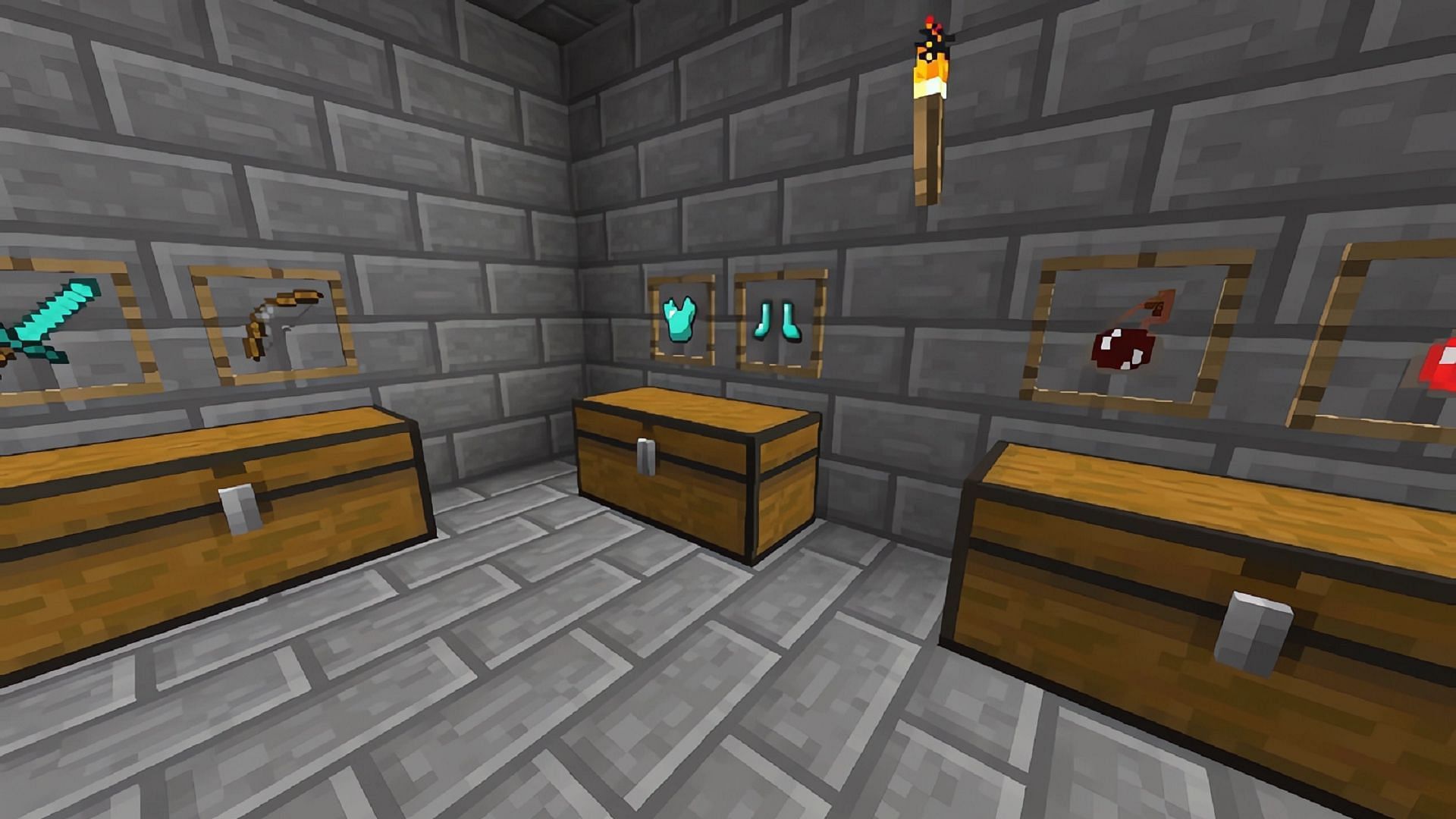 Adventure Mode keeps Minecraft's core mechanics in place minus building/breaking blocks (Image via Mojang)